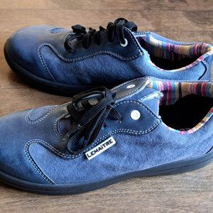 Lemaitre made France women  work security steel  toe blue shoes size USA 8.5 NEW